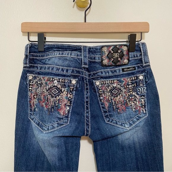 Miss Me Women's Blue Boot Cut Jeans - Picture 1 of 8
